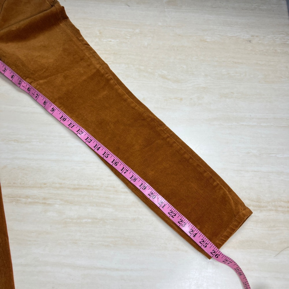 Anthropologie Pilcro High-Rise Skinny Corduroy Pants Cedar Gold Size 26 NWT - Picture 13 of 14